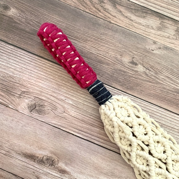 Hand Crafted Boho Macrame Plant Hanger - Picture 7 of 9